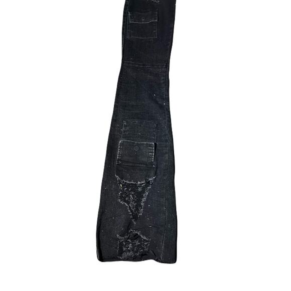 Si Tu Veux Gunner Jean Black Wash Size 38 - Picture 3 of 7
